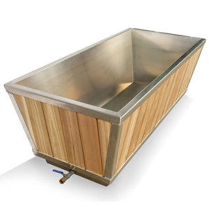 #360CP The Glacier Plunge Tub - Clear Red Cedar