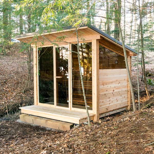 MV682 Pure Cube Mountain View Sauna – Maxwell Garden Centre