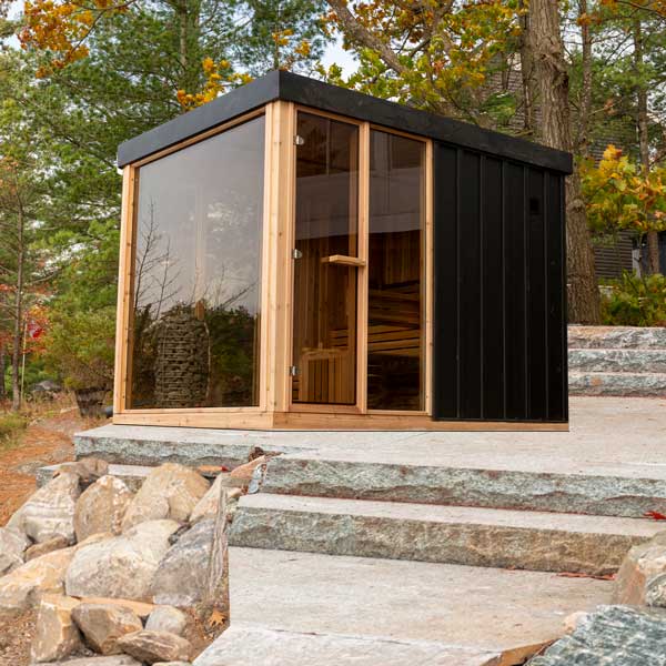 OR6112 Pure Cube Orion Sauna - Knotty Red Cedar – Maxwell