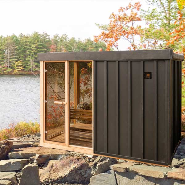 OR6112 Pure Cube Orion Sauna - Knotty Red Cedar – Maxwell