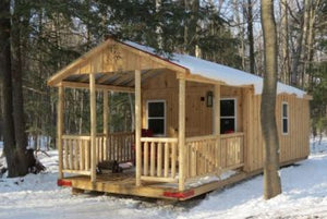 #106 10x30' Cabin W/ 10ft Porch - Maxwell Garden Centre