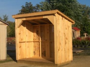 FWS4X8 4x8' Fire Wood Storage Shed – Maxwell Garden Centre