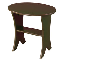#GST01 Oval Side Table 20 - Maxwell Garden Centre