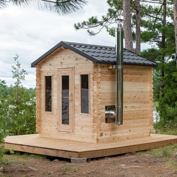 CTC88W Georgian Cabin Sauna 8x8' – Maxwell Garden Centre