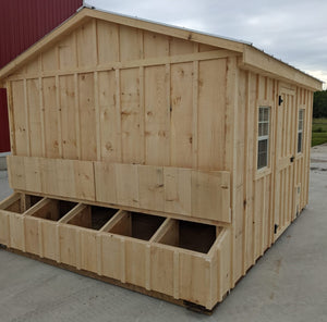 #405 Chicken Coop 10X12'