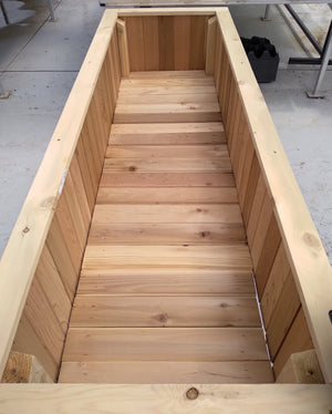 72CPL 72" Cedar Planter w/ Legs