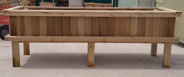 72CPL 72" Cedar Planter w/ Legs