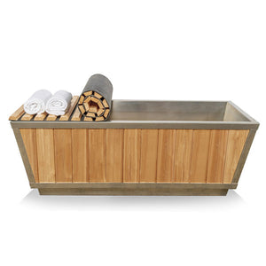 #360CP The Glacier Plunge Tub - Clear Red Cedar