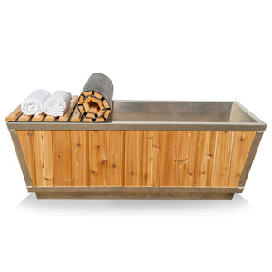 #362CP The Glacier Plunge Tub - Knotty Red Cedar