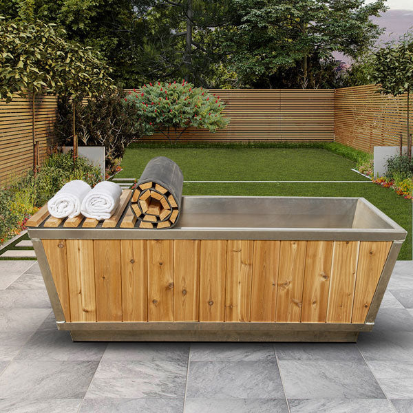 #362CP The Glacier Plunge Tub - Knotty Red Cedar