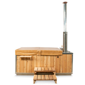 #372CS The Cascade Tub 3'x7' - Knotty Red Cedar