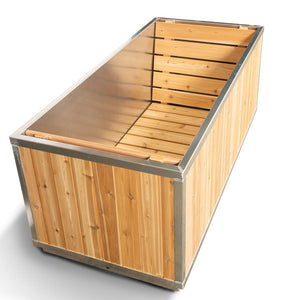 #372CS The Cascade Tub 3'x7' - Knotty Red Cedar