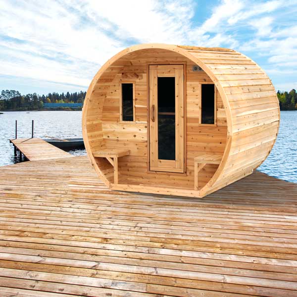 #CTC2424W White Cedar Elation Sauna