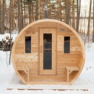 #CTC2424W White Cedar Elation Sauna