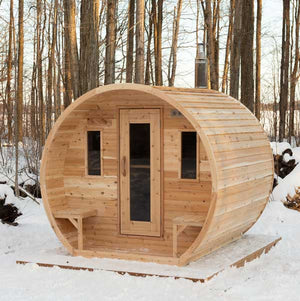 #CTC2424W White Cedar Elation Sauna