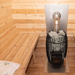 #CTC2424W White Cedar Elation Sauna