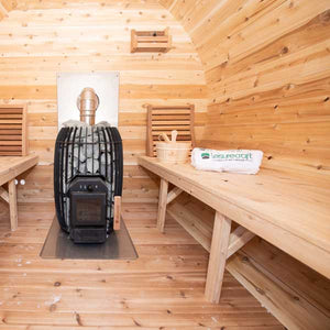 #CTC2424W White Cedar Elation Sauna