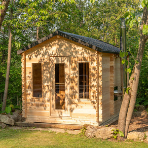 #CTC88W Georgian Cabin Sauna 8x8'