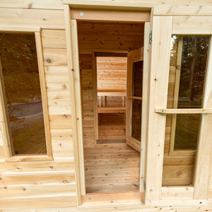 #CTC88W Georgian Cabin Sauna 8x8'