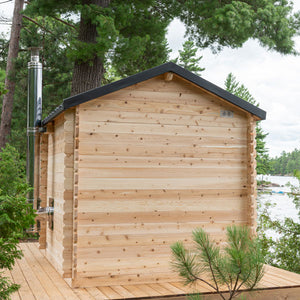 #CTC88PW Georgian Cabin Sauna with Porch