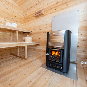 #CTC88PW Georgian Cabin Sauna with Porch