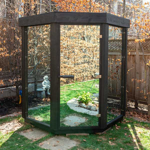 #CU552T Pure Cube Trinity Sauna - Knotty Red Cedar