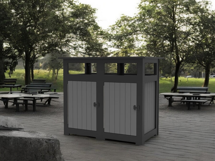 #BGD-102 Plastic Double Garbage Bin