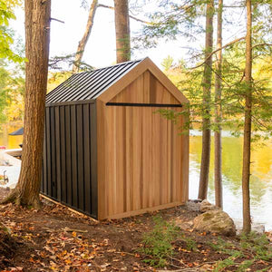 #HU6112 Pure Cube Hudson Sauna - Knotty Red Cedar