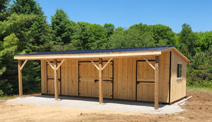 CUSTOM BUILT ROW BARNS 