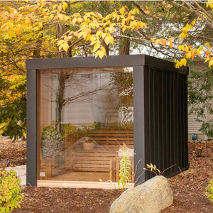 #NE6112 Pure Cube Neptune Sauna - Knotty Red Cedar