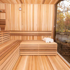 #NE6112 Pure Cube Neptune Sauna - Knotty Red Cedar