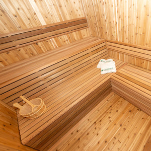 #NE6112 Pure Cube Neptune Sauna - Knotty Red Cedar