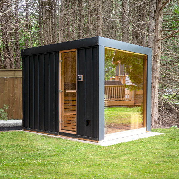 #NE6112 Pure Cube Neptune Sauna - Knotty Red Cedar