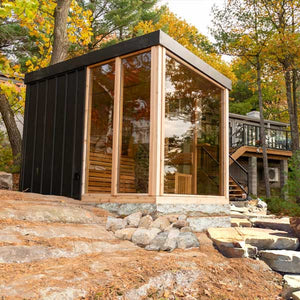 #OR6112 Pure Cube Orion Sauna - Knotty Red Cedar