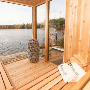#OR6112 Pure Cube Orion Sauna - Knotty Red Cedar