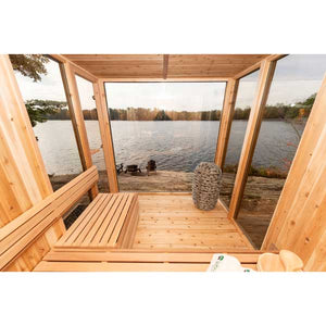 #OR6112 Pure Cube Orion Sauna - Knotty Red Cedar
