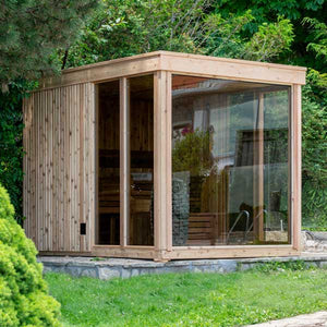 #OR6112 Pure Cube Orion Sauna - Knotty Red Cedar
