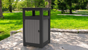 #BGB-101 Plastic Single Garbage Bin