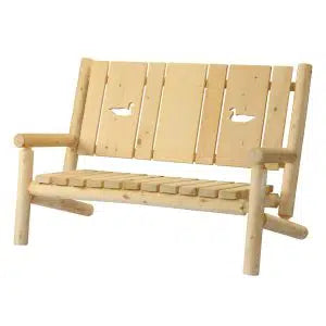 #F190 Cedar Cut-Out Back Bench