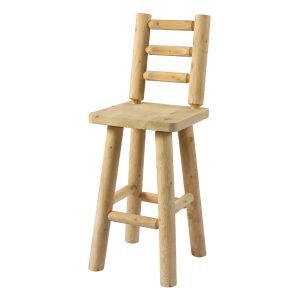 #N-1422 30" Ladder Back Bar Stool