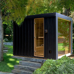 #NE6112 Pure Cube Neptune Sauna - Knotty Red Cedar