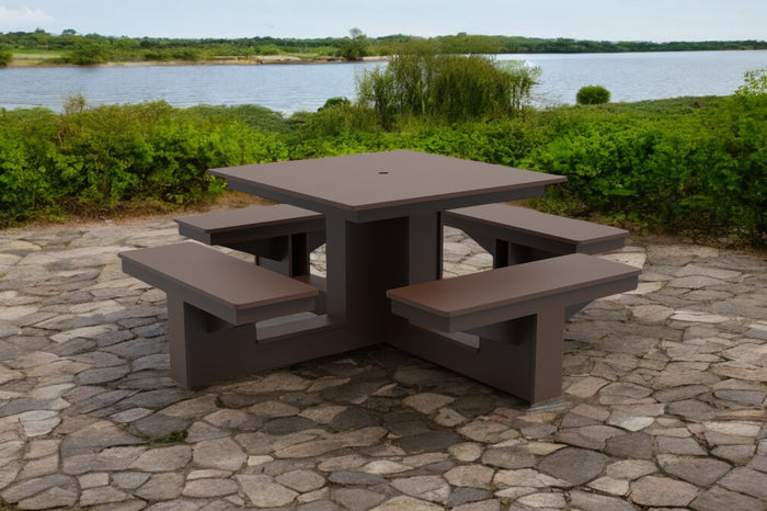 #BPTS-1100 Square Plastic Picnic Table