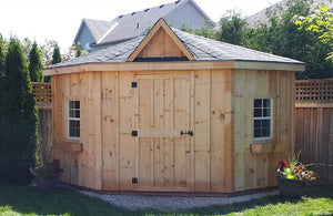 #135 Five Sided Cabana/Shed 10x10' - Maxwell Garden Centre
