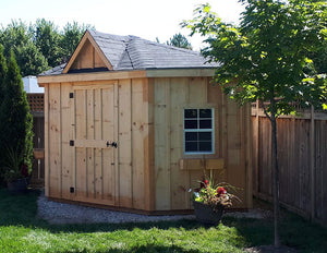 #135 Five Sided Cabana/Shed 10x10' - Maxwell Garden Centre