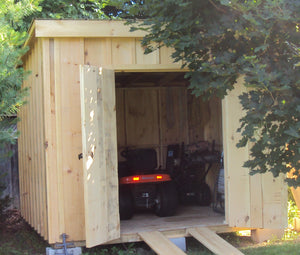 #130 Style Slant Roof Shed