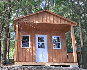 #115 Style Cabin/Bunkie With 4ft Porch