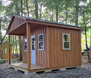 #115 Style Cabin/Bunkie With 4ft Porch