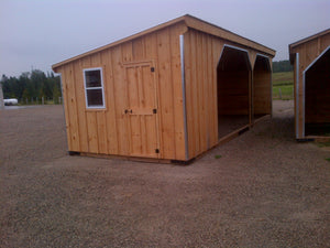 ##HS12X30WT 12x30' Horse Run-in with 6ft Tack Room - Maxwell Garden Centre