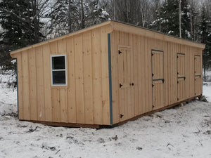 #HB470 12X36' Portable Row Barn W/Tack Room - Maxwell Garden Centre