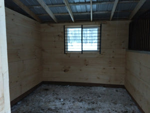 #HB470 12X36' Portable Row Barn W/Tack Room - Maxwell Garden Centre